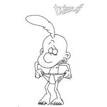 Dessin à colorier: Titeuf (Dessins animés et séries animées) #33746 - Coloriages à Imprimer Gratuits