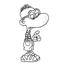 Dessin à colorier: Titeuf (Dessins animés et séries animées) #33764 - Coloriages à Imprimer Gratuits