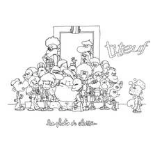 Dessin à colorier: Titeuf (Dessins animés et séries animées) #33817 - Coloriages à Imprimer Gratuits