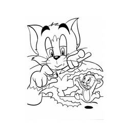 Coloriage Tom et Jerry (Dessins animés et séries animées) #172087 à imprimer et colorier