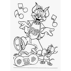 Coloriage Tom et Jerry (Dessins animés et séries animées) #215108 à imprimer et colorier
