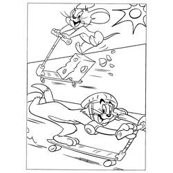 Coloriage Tom et Jerry (Dessins animés et séries animées) #215109 à imprimer et colorier