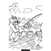 Dessin à colorier: Tom et Jerry (Dessins animés et séries animées) #24316 - Coloriages à Imprimer Gratuits