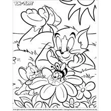 Dessin à colorier: Tom et Jerry (Dessins animés et séries animées) #24317 - Coloriages à Imprimer Gratuits