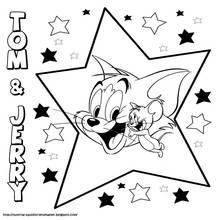 Dessin à colorier: Tom et Jerry (Dessins animés et séries animées) #24318 - Coloriages à Imprimer Gratuits