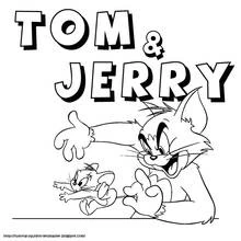Dessin à colorier: Tom et Jerry (Dessins animés et séries animées) #24328 - Coloriages à Imprimer Gratuits