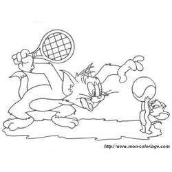 Dessin à colorier: Tom et Jerry (Dessins animés et séries animées) #24341 - Coloriages à Imprimer Gratuits