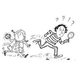 Dessin à colorier: Tom-Tom et Nana (Dessins animés et séries animées) #211322 - Coloriages à Imprimer Gratuits