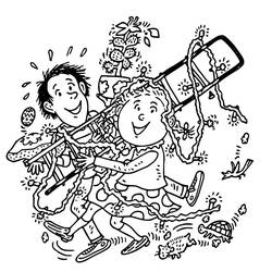 Dessin à colorier: Tom-Tom et Nana (Dessins animés et séries animées) #211323 - Coloriages à Imprimer Gratuits
