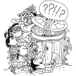 Dessins à colorier: Tom-Tom et Nana - Coloriages à Imprimer Gratuits