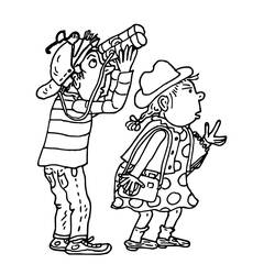 Dessin à colorier: Tom-Tom et Nana (Dessins animés et séries animées) #211330 - Coloriages à Imprimer Gratuits