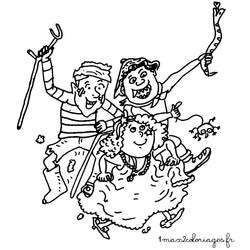 Dessin à colorier: Tom-Tom et Nana (Dessins animés et séries animées) #211332 - Coloriages à Imprimer Gratuits