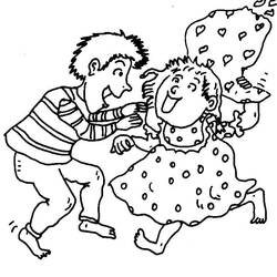 Dessin à colorier: Tom-Tom et Nana (Dessins animés et séries animées) #211334 - Coloriages à Imprimer Gratuits