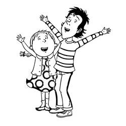 Dessin à colorier: Tom-Tom et Nana (Dessins animés et séries animées) #211335 - Coloriages à Imprimer Gratuits