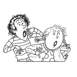 Dessin à colorier: Tom-Tom et Nana (Dessins animés et séries animées) #211338 - Coloriages à Imprimer Gratuits
