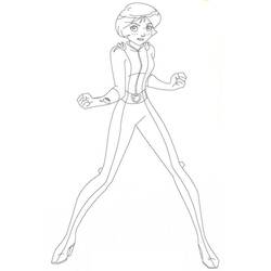 Dessin à colorier: Totally Spies (Dessins animés et séries animées) #194948 - Coloriages à Imprimer Gratuits