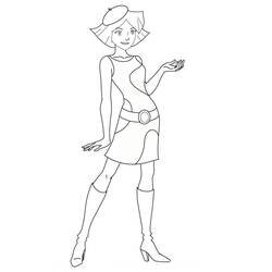 Dessin à colorier: Totally Spies (Dessins animés et séries animées) #194950 - Coloriages à Imprimer Gratuits