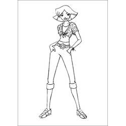 Dessin à colorier: Totally Spies (Dessins animés et séries animées) #194951 - Coloriages à Imprimer Gratuits