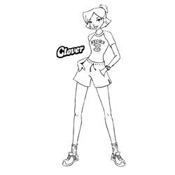 Dessin à colorier: Totally Spies (Dessins animés et séries animées) #194952 - Coloriages à Imprimer Gratuits