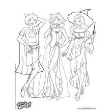Dessins à colorier: Totally Spies - Coloriages à Imprimer Gratuits