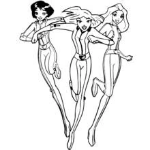 Dessin à colorier: Totally Spies (Dessins animés et séries animées) #29019 - Coloriages à Imprimer Gratuits