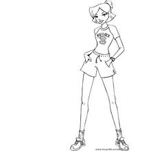 Dessin à colorier: Totally Spies (Dessins animés et séries animées) #29032 - Coloriages à Imprimer Gratuits
