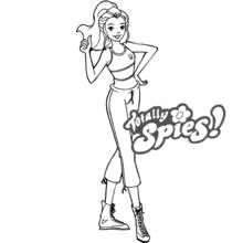 Dessin à colorier: Totally Spies (Dessins animés et séries animées) #29037 - Coloriages à Imprimer Gratuits