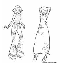 Dessin à colorier: Totally Spies (Dessins animés et séries animées) #29045 - Coloriages à Imprimer Gratuits