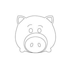 Dessin à colorier: Tsum Tsum (Dessins animés et séries animées) #172618 - Coloriages à Imprimer Gratuits