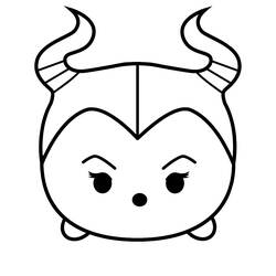 Dessin à colorier: Tsum Tsum (Dessins animés et séries animées) #172621 - Coloriages à Imprimer Gratuits