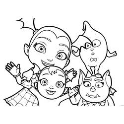 Dessin à colorier: Vampirina (Dessins animés et séries animées) #198563 - Coloriages à Imprimer Gratuits