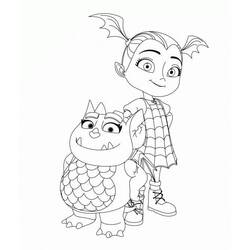 Dessin à colorier: Vampirina (Dessins animés et séries animées) #198581 - Coloriages à Imprimer Gratuits