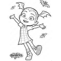 Dessin à colorier: Vampirina (Dessins animés et séries animées) #198601 - Coloriages à Imprimer Gratuits