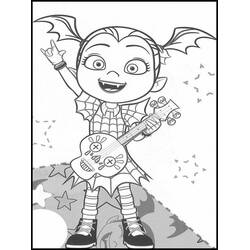 Dessin à colorier: Vampirina (Dessins animés et séries animées) #198602 - Coloriages à Imprimer Gratuits