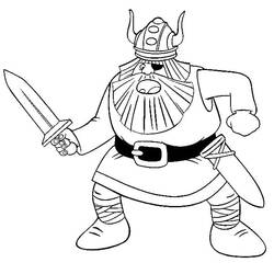 Dessin à colorier: Vic Le Viking (Dessins animés et séries animées) #207016 - Coloriages à Imprimer Gratuits