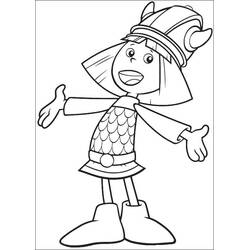 Dessin à colorier: Vic Le Viking (Dessins animés et séries animées) #207029 - Coloriages à Imprimer Gratuits