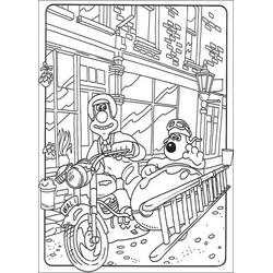Dessin à colorier: Wallace et Gromit (Dessins animés et séries animées) #203616 - Coloriages à Imprimer Gratuits