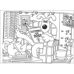 Dessin à colorier: Wallace et Gromit (Dessins animés et séries animées) #203620 - Coloriages à Imprimer Gratuits