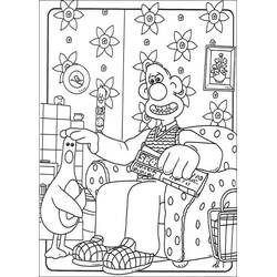 Dessin à colorier: Wallace et Gromit (Dessins animés et séries animées) #203622 - Coloriages à Imprimer Gratuits