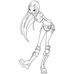 Dessin à colorier: Winx (Dessins animés et séries animées) #180538 - Coloriages à Imprimer Gratuits