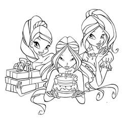 Dessin à colorier: Winx (Dessins animés et séries animées) #180541 - Coloriages à Imprimer Gratuits