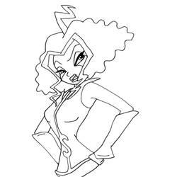 Dessin à colorier: Winx (Dessins animés et séries animées) #180545 - Coloriages à Imprimer Gratuits
