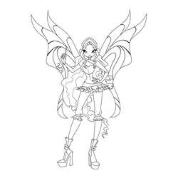 Dessin à colorier: Winx (Dessins animés et séries animées) #180549 - Coloriages à Imprimer Gratuits