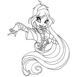Dessin à colorier: Winx (Dessins animés et séries animées) #180550 - Coloriages à Imprimer Gratuits