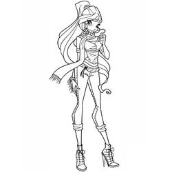 Dessin à colorier: Winx (Dessins animés et séries animées) #180551 - Coloriages à Imprimer Gratuits