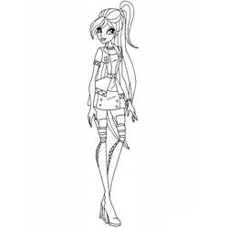 Dessin à colorier: Winx (Dessins animés et séries animées) #180552 - Coloriages à Imprimer Gratuits