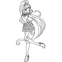 Dessin à colorier: Winx (Dessins animés et séries animées) #180556 - Coloriages à Imprimer Gratuits