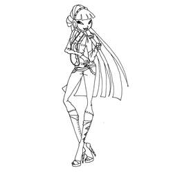 Dessin à colorier: Winx (Dessins animés et séries animées) #180561 - Coloriages à Imprimer Gratuits