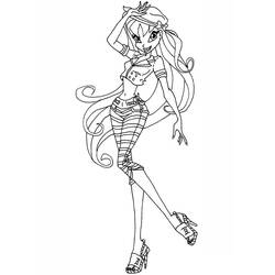 Dessin à colorier: Winx (Dessins animés et séries animées) #180564 - Coloriages à Imprimer Gratuits
