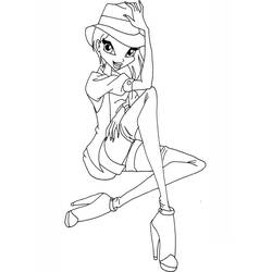 Dessin à colorier: Winx (Dessins animés et séries animées) #180568 - Coloriages à Imprimer Gratuits